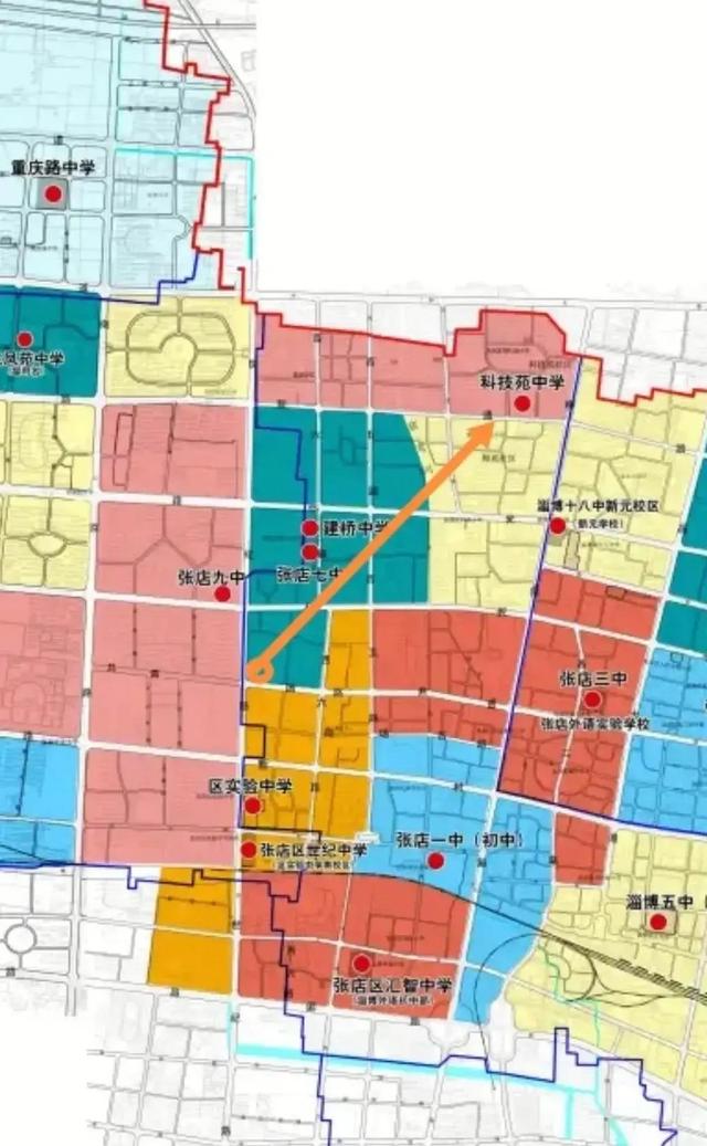 张店区实验中学划片，张店2022年初中划片解读（市实验、淄博中学、五中、十一中…指标分配方案也有）