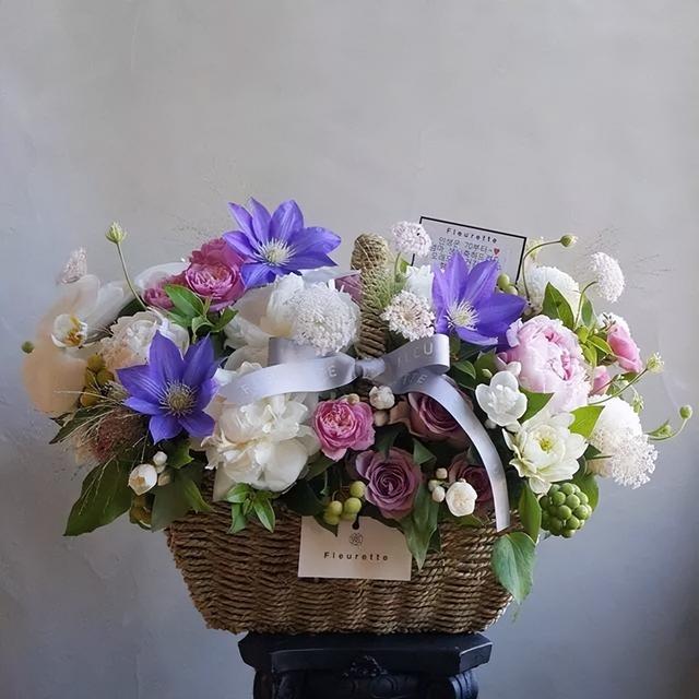 花盒包装设计展开图，精美花盒花这么好看