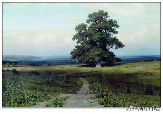 下面属于俄罗斯画家希施金作品的是，欧洲最后一位写实主义绘画大师