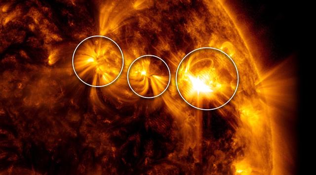 太阳黑子大爆发地球也会活跃吗，太阳出现巨型黑子