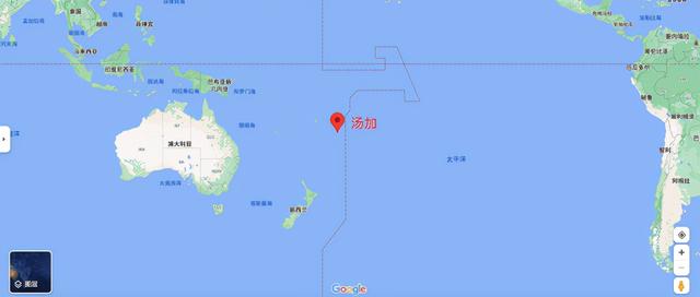 汤加火山爆发图，三国卫星大显身手
