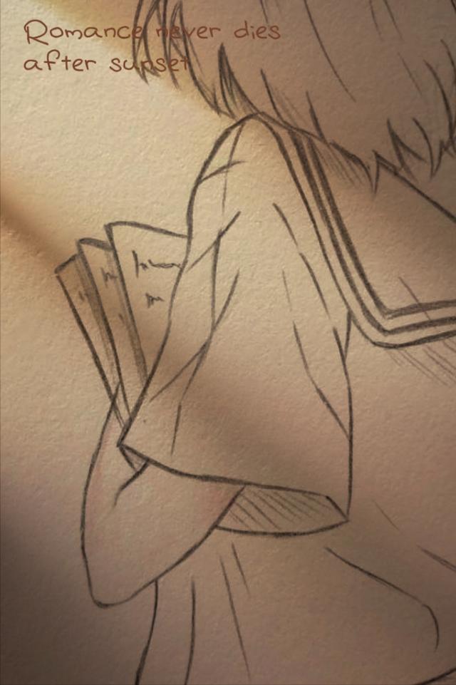简单又漂亮女生背影简笔画，唯美古风女子背影怎么画