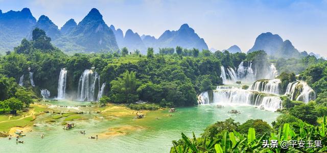 广西德天跨国大瀑布游玩攻略，第一次独行广西德天跨国瀑布