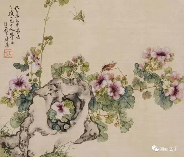 居廉淡雅国画作品欣赏，居廉精品画作欣赏