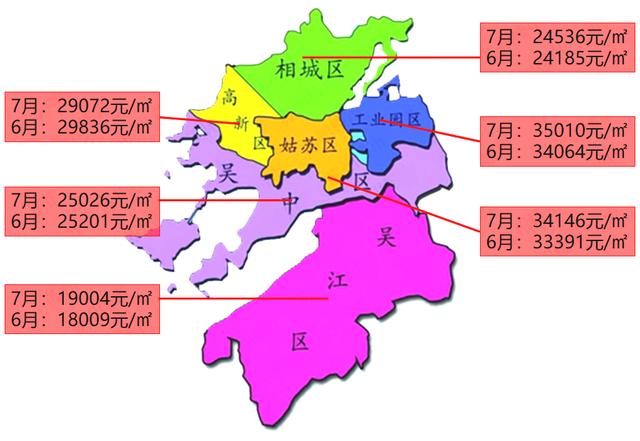 目前苏州周边最便宜的房价，苏州最新房价地图出炉