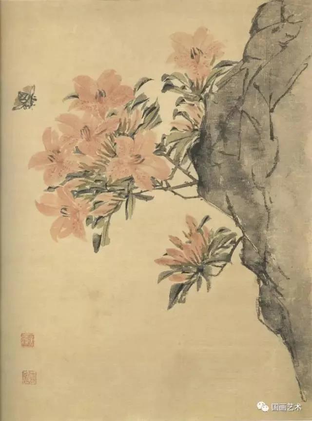 居廉淡雅国画作品欣赏，居廉精品画作欣赏