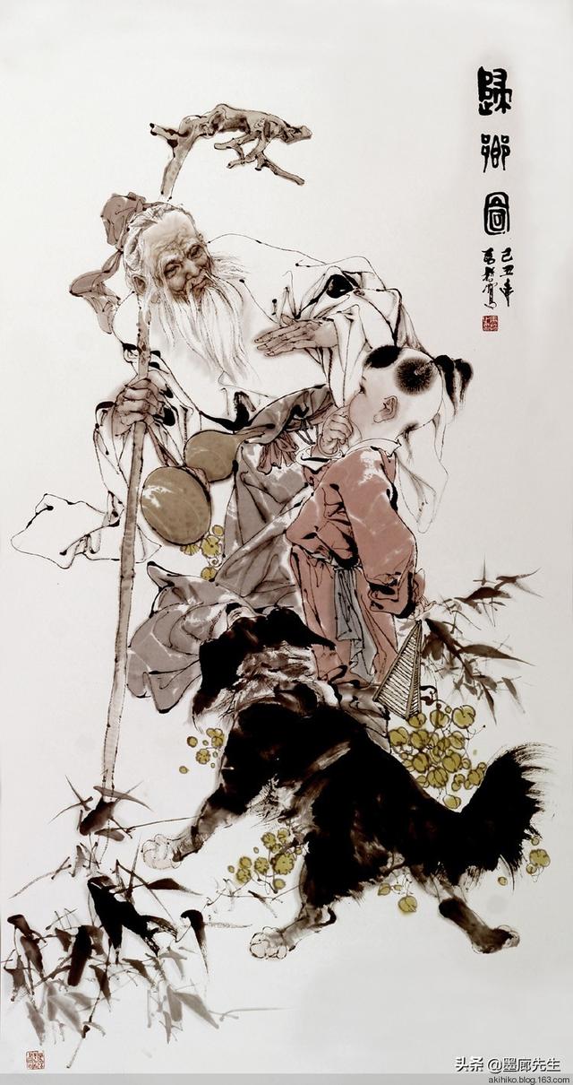范曾人物画作品，范曾最新人物画欣赏（范曾人物字画）