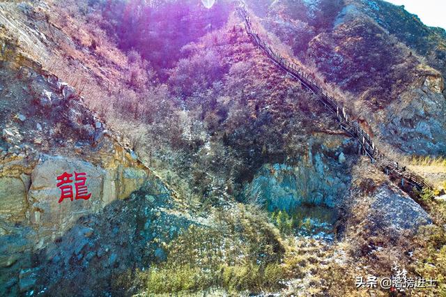 华山图片风景图片，秦岭小华山风景图