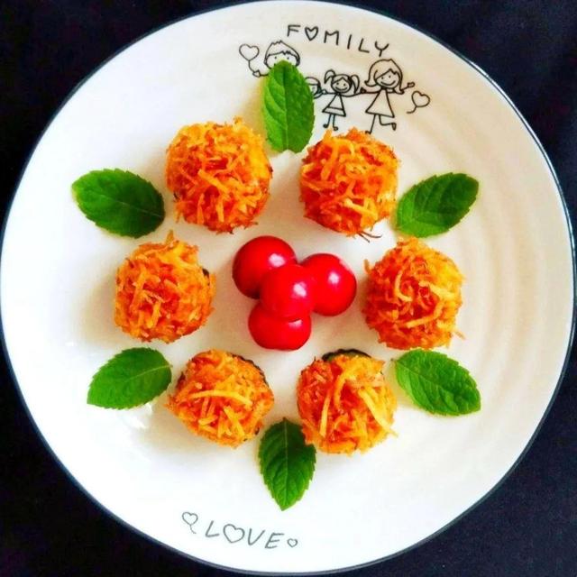 虾怎么摆盘好看图片，大虾年夜饭摆盘