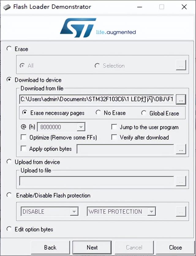 stm32程序批量烧录，STM32F103C6T6开发板多种烧录方法