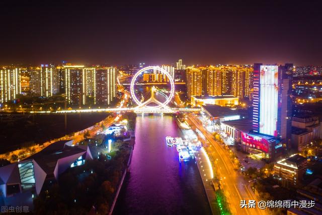 天津世界之窗摩天轮，天津之眼摩天轮世界第一