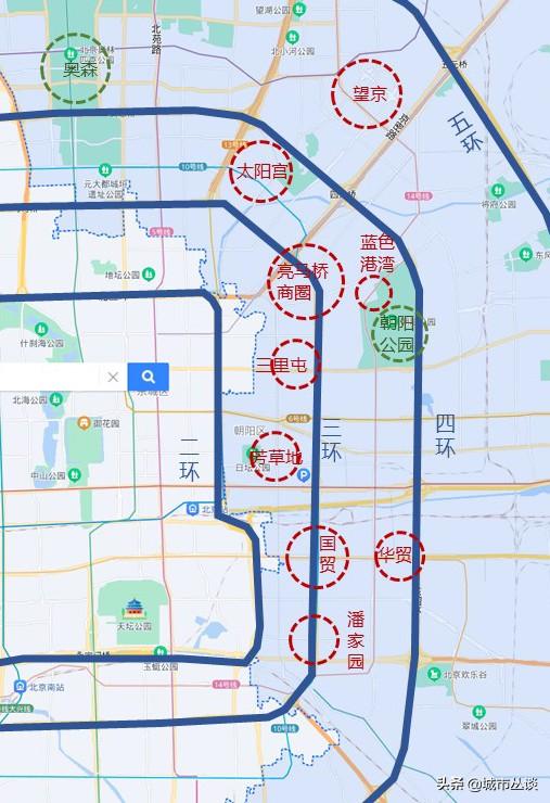 北京市城市规划图高清版，北京城六区城市规划图简评