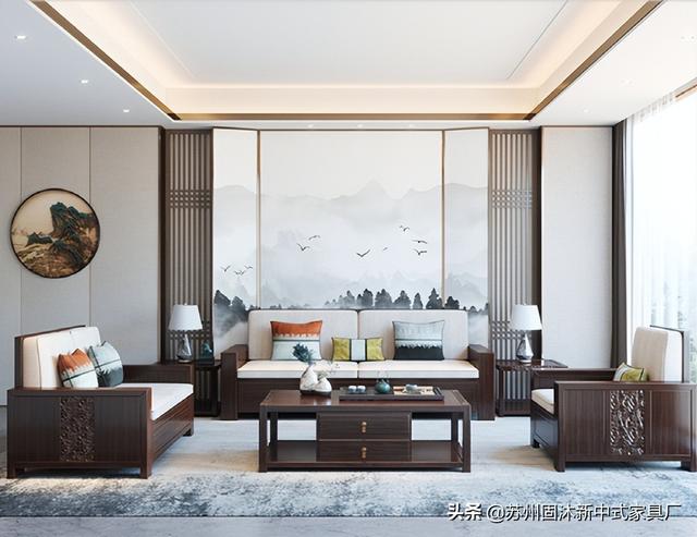 禅意新中式沙发家具，新中式沙发禅意东方