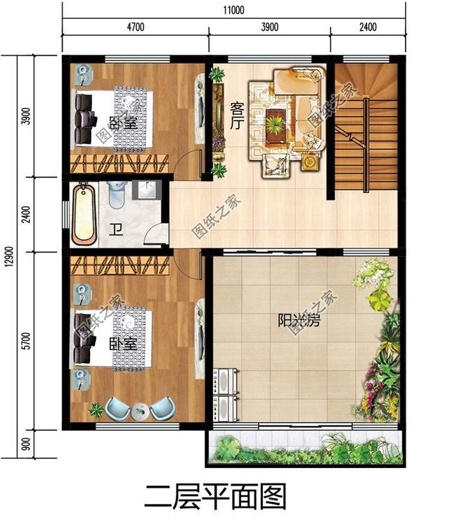 别墅阳光房效果图，农村自建房做阳光房效果图