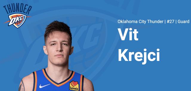 荷马雷霆队历史，俄克拉荷马城雷霆队全队员数据信息