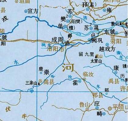 河南洛阳古市图，了解河南省洛阳市从古到今的历史变迁