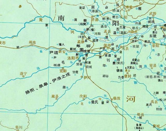 河南洛阳古市图，了解河南省洛阳市从古到今的历史变迁