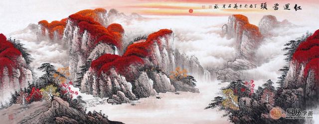 客厅挂什么画最好山水画，大气十足山水画