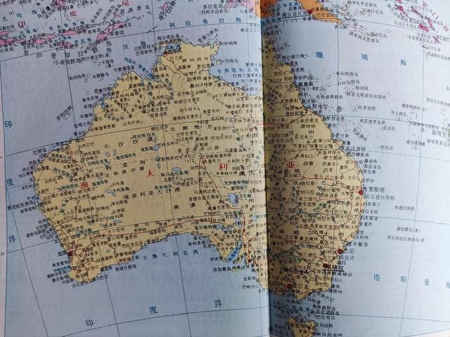 澳大利亚的地图，澳大利亚国家主要地图