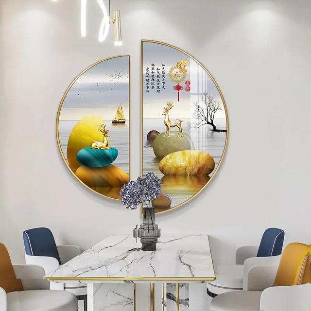 适合挂餐厅的小画，“餐厅摆三果