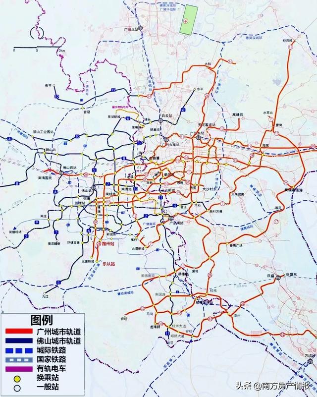 顺德地铁线路图，顺德地铁11号线最新规划图（佛山地铁3号线开通）