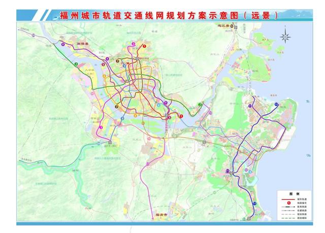 福州地铁规划图，福州地铁三号线最新规划图（涉及3号、8号、S1线等）