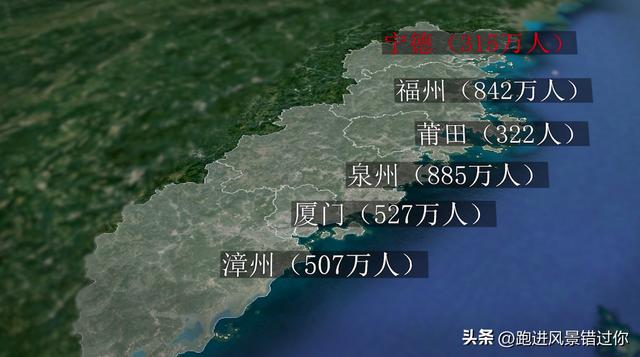 宁德是福建第二城吗，福建９城被这样划分