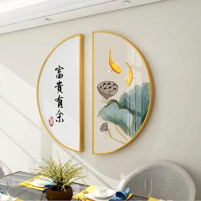 适合挂餐厅的小画，“餐厅摆三果