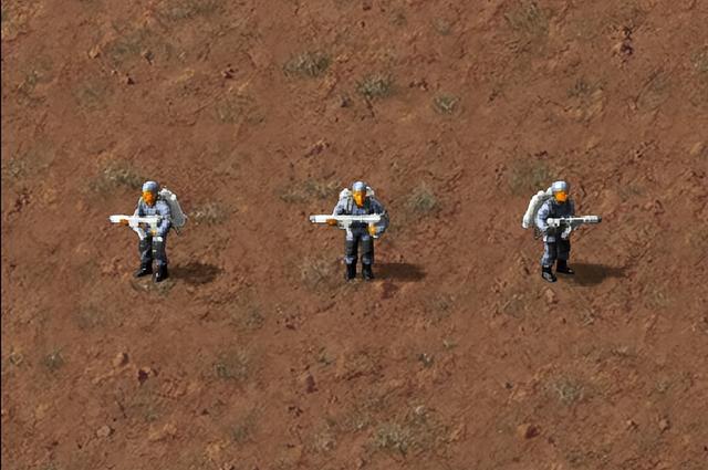 命令与征服1黄金版运行，命令与征服1里Nod兄弟会的步兵