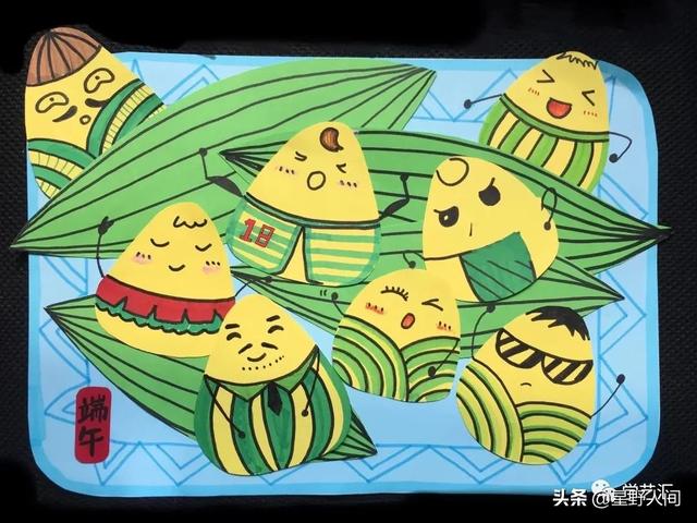端午节的儿童画非常美，2022最新端午节主题儿童画已出炉