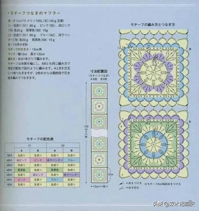 棒针编织围巾简单的方法，冬季用粗粗的棒针编织围巾和帽子