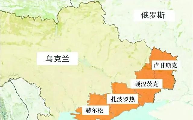 乌克兰领土面积，乌克兰4个州公投现状（俄乌冲突100天）