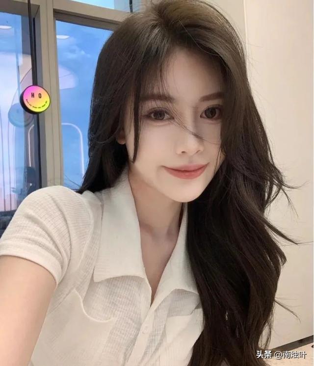 栗棕色染发效果图，女生染发发色推荐奶茶栗棕