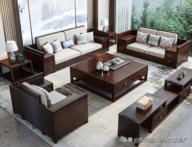 禅意新中式沙发家具，新中式沙发禅意东方