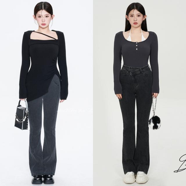 牛仔裤阔腿裤适合什么人穿，怪不得都不穿阔腿裤