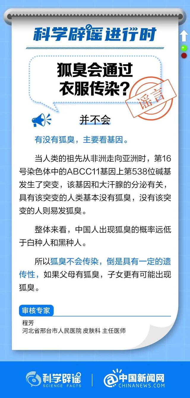 腋臭会通过衣物传染的吗(人的腋臭会通过衣服传染吗?)