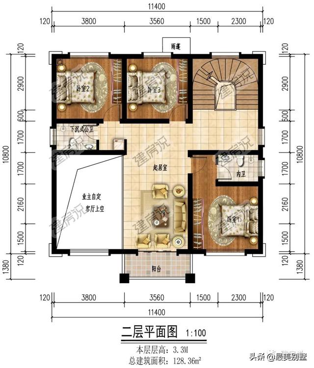 最新三层140平现代风别墅，3款欧式主流别墅