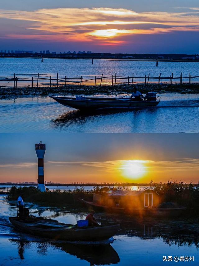 苏州天镜湖美景，太仓天镜湖畔一瞥