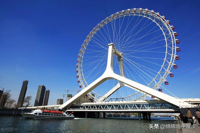 天津世界之窗摩天轮，天津之眼摩天轮世界第一