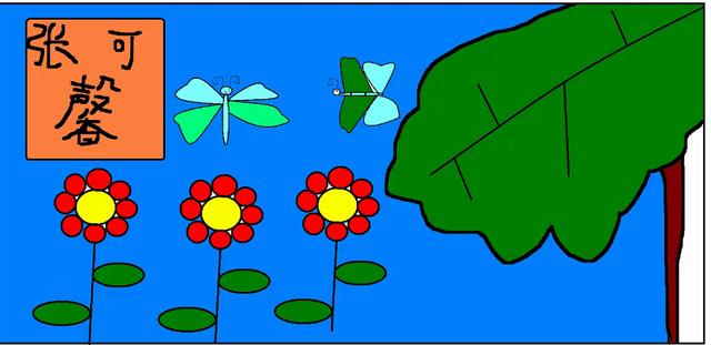 好看的蝴蝶绘画作品，漂亮的蝴蝶学生画图作品