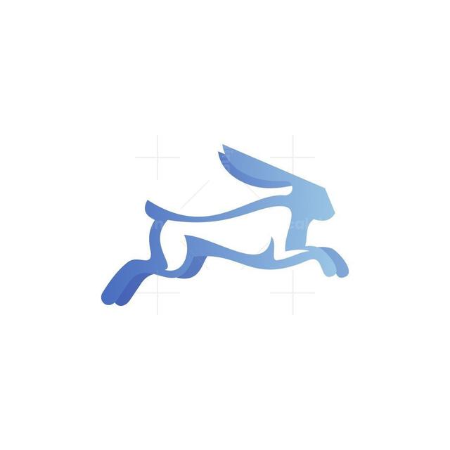 关于兔子元素logo图形设计，一组灵动的兔子元素标志设计