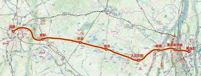 成渝中线高铁什么时候建设完成，成渝中线高铁首座隧道进洞