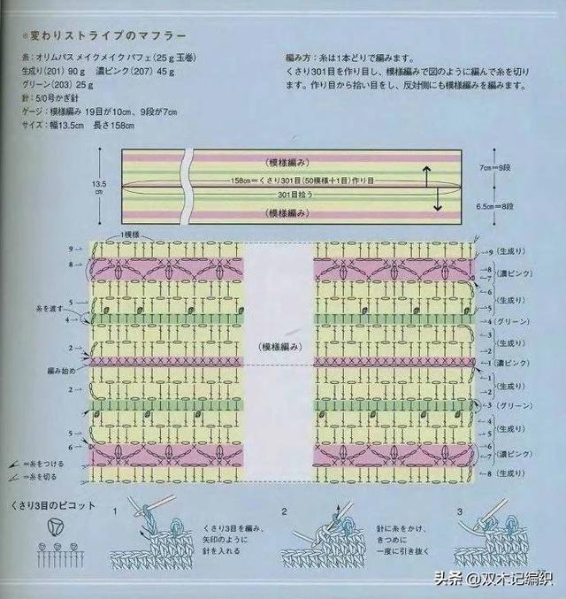 棒针编织围巾简单的方法，冬季用粗粗的棒针编织围巾和帽子