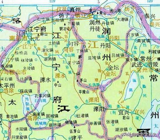 镇江历史地图演变，镇江市行政区划史