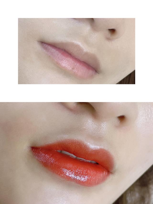 纹唇颜色选择图片，半永久纹唇什么颜色好