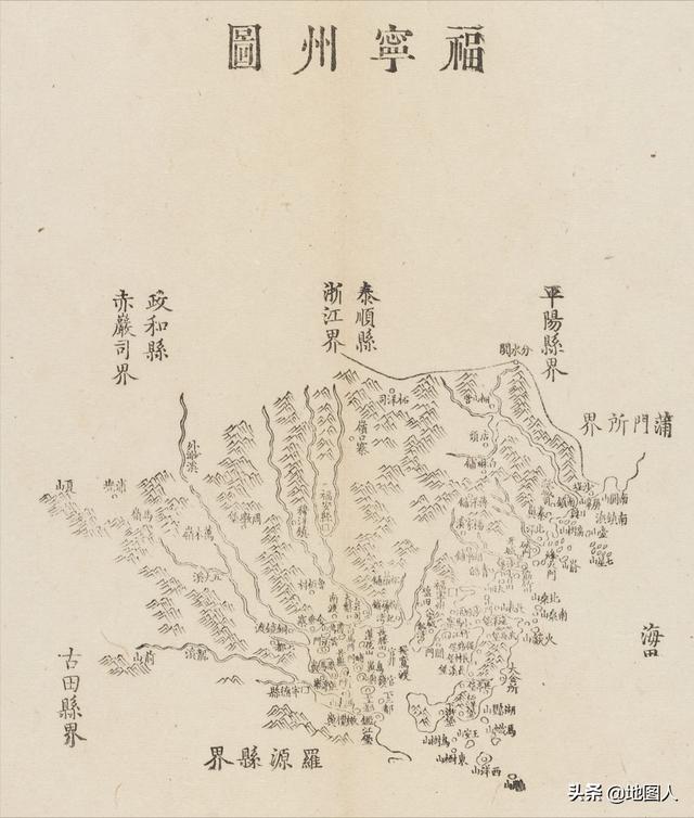 福建省10个府地图合集，康熙时期全国地图