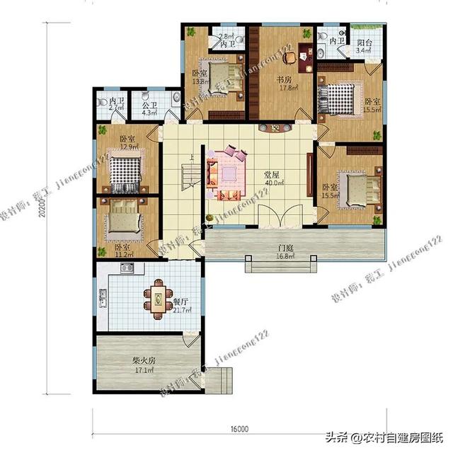 农村一层小别墅设计图，自建一层别墅户型图大全集（推荐8套图纸看看哪套适合你）