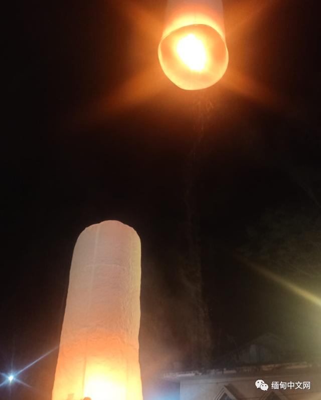 缅甸点灯节完整，实拍缅甸点灯节盛况