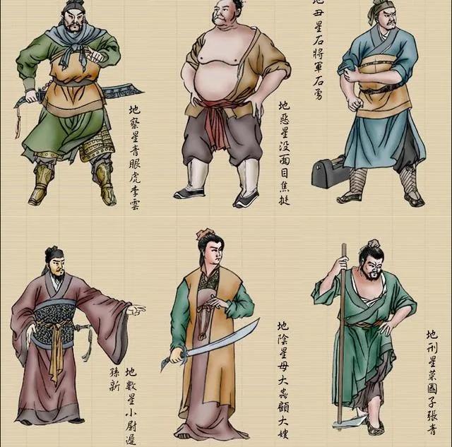 梁山好汉108位排名和结局，带你阅尽梁山108将