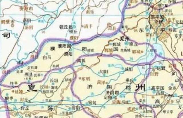 濮阳原来叫什么州，通过地图了解濮阳市的历史变迁